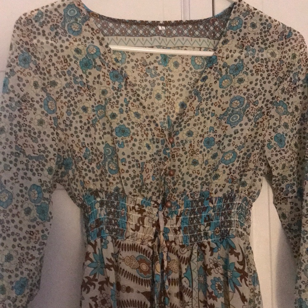Sheer dress cover